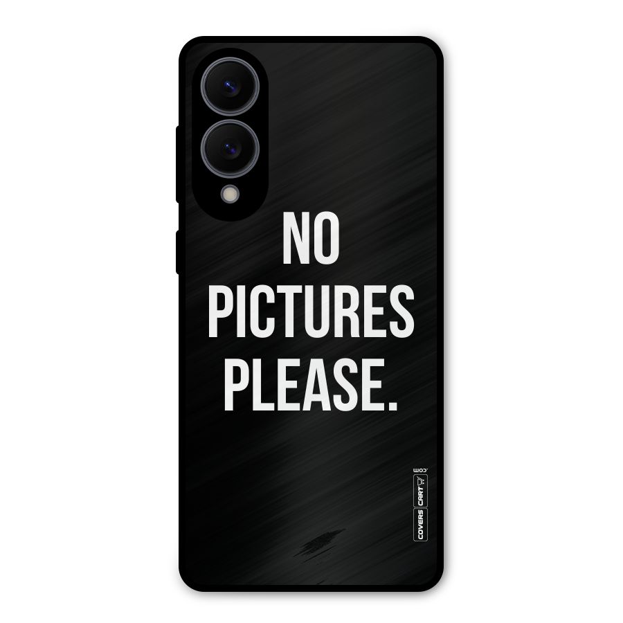 No Pictures Please Metal Back Case for Galaxy S25 Edge