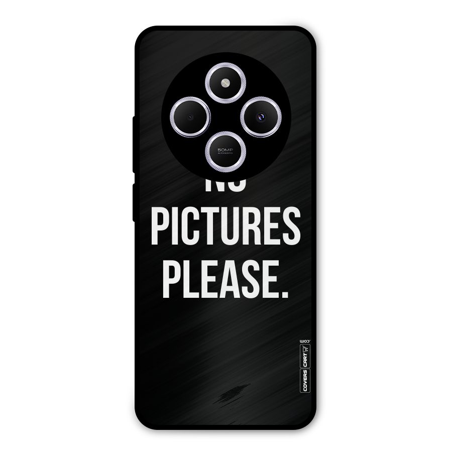 No Pictures Please Metal Back Case for Poco C75 5G