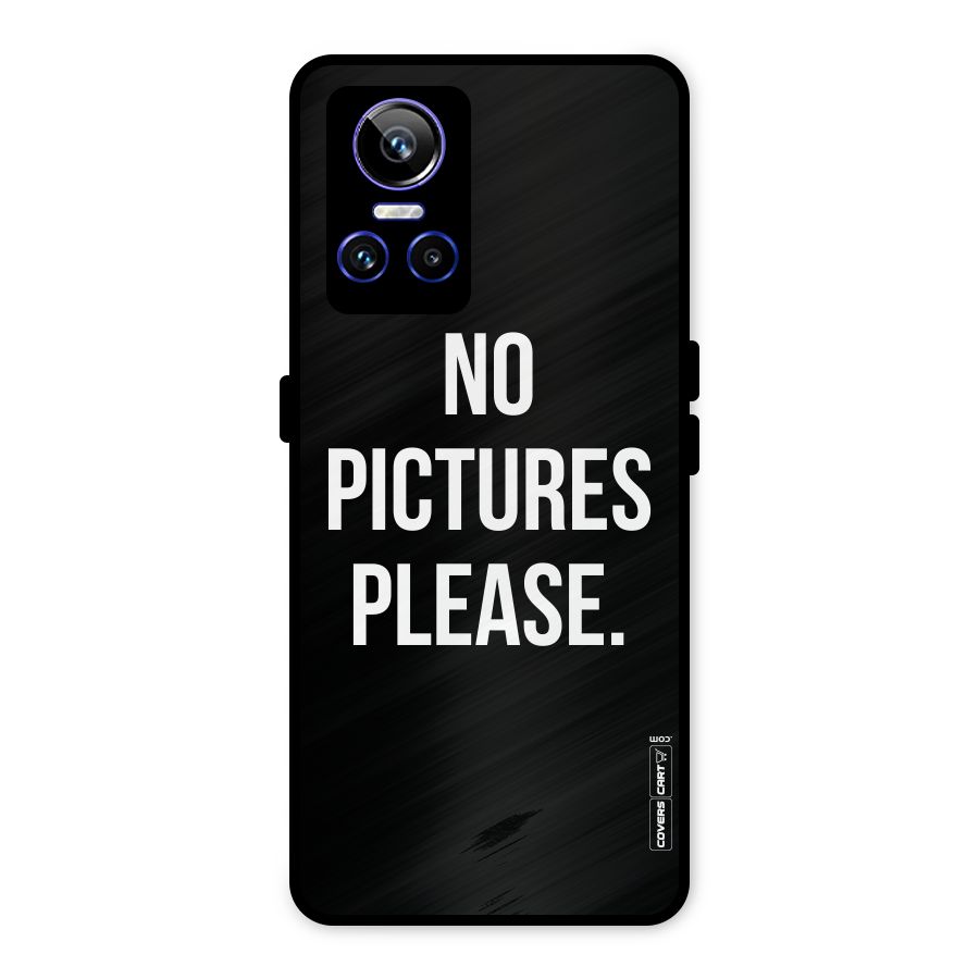 No Pictures Please Metal Back Case for Realme GT Neo 3