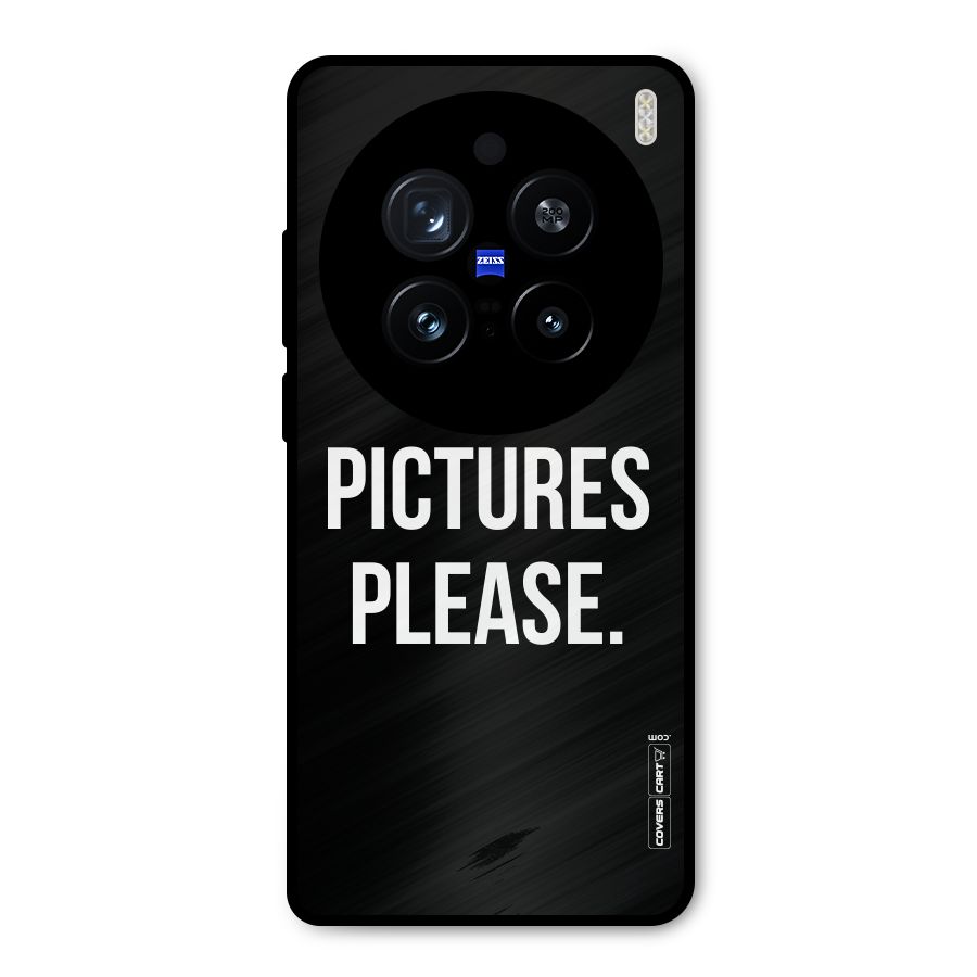 No Pictures Please Metal Back Case for Vivo X200 Pro
