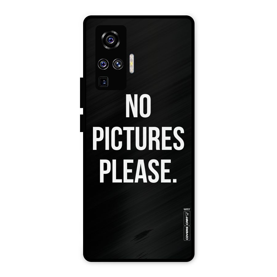 No Pictures Please Metal Back Case for Vivo X50 Pro
