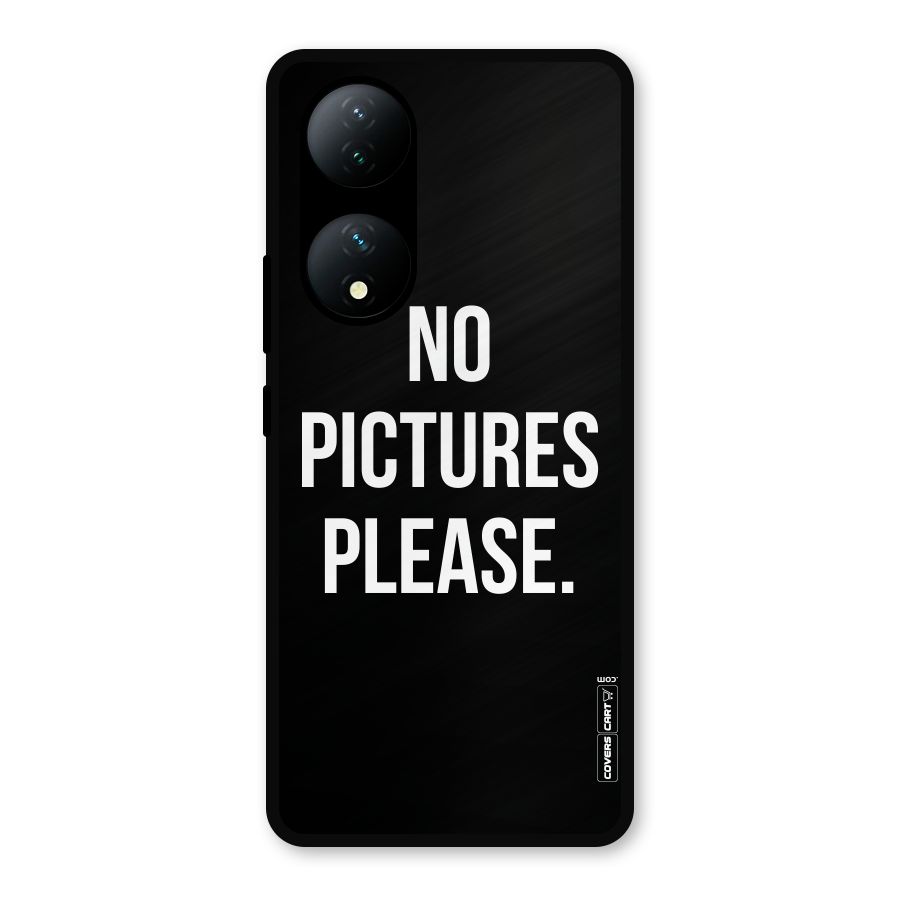 No Pictures Please Metal Back Case for Vivo Y100a