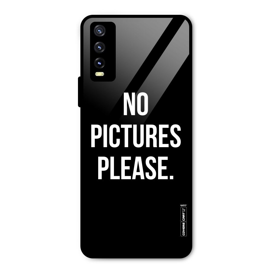 No Pictures Please Metal Back Case for Vivo Y20g