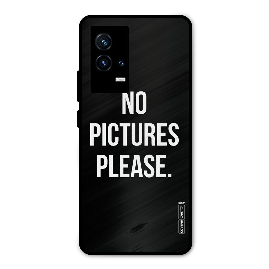 No Pictures Please Metal Back Case for iQOO 9 5G
