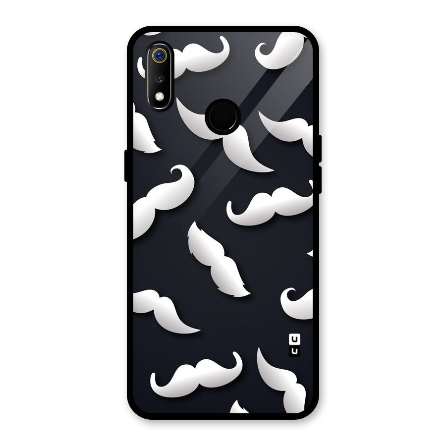 No Shave Glass Back Case for Realme 3i