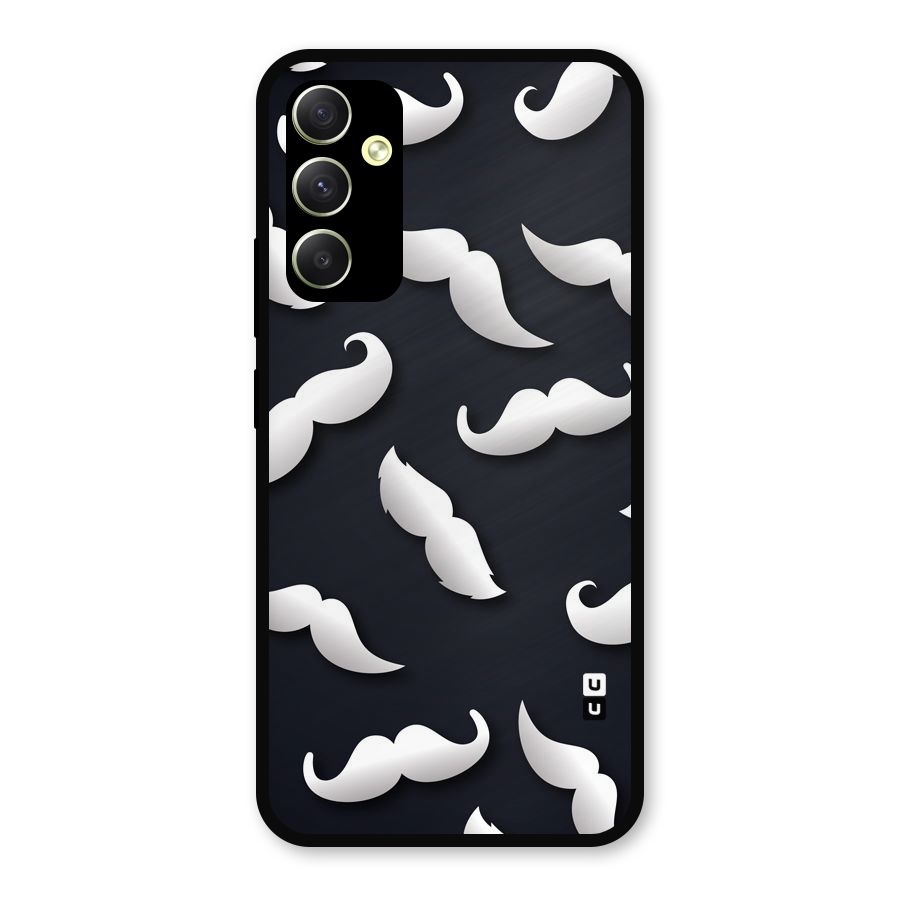No Shave Metal Back Case for Galaxy A34