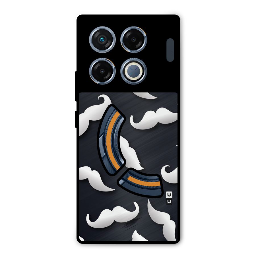No Shave Metal Back Case for Infinix GT 20 Pro