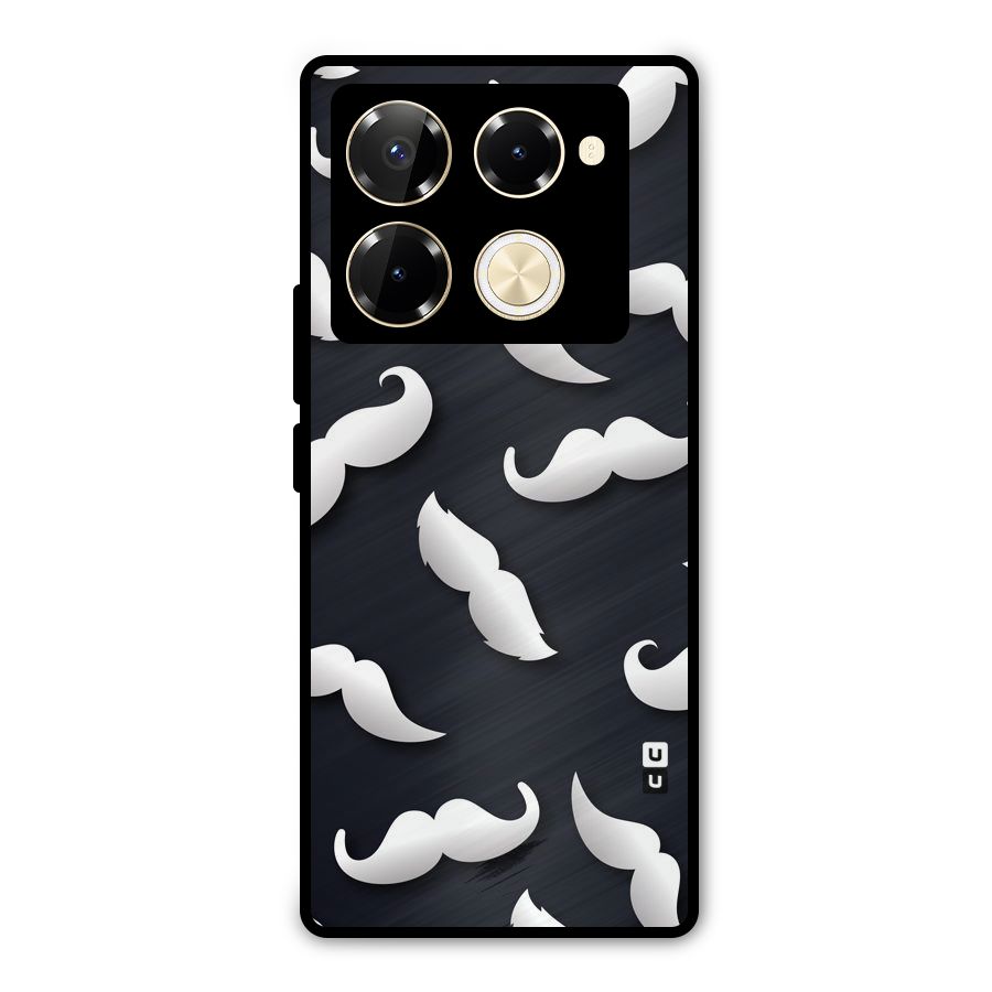 No Shave Metal Back Case for Infinix Note 40 Pro Plus