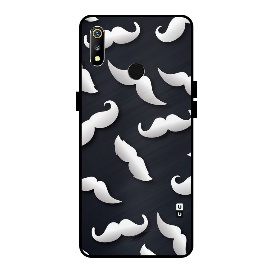 No Shave Metal Back Case for Realme 3