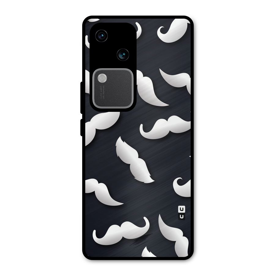 No Shave Metal Back Case for Vivo V30 Pro