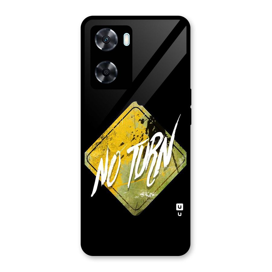 No Turn Glass Back Case for Oppo A77s
