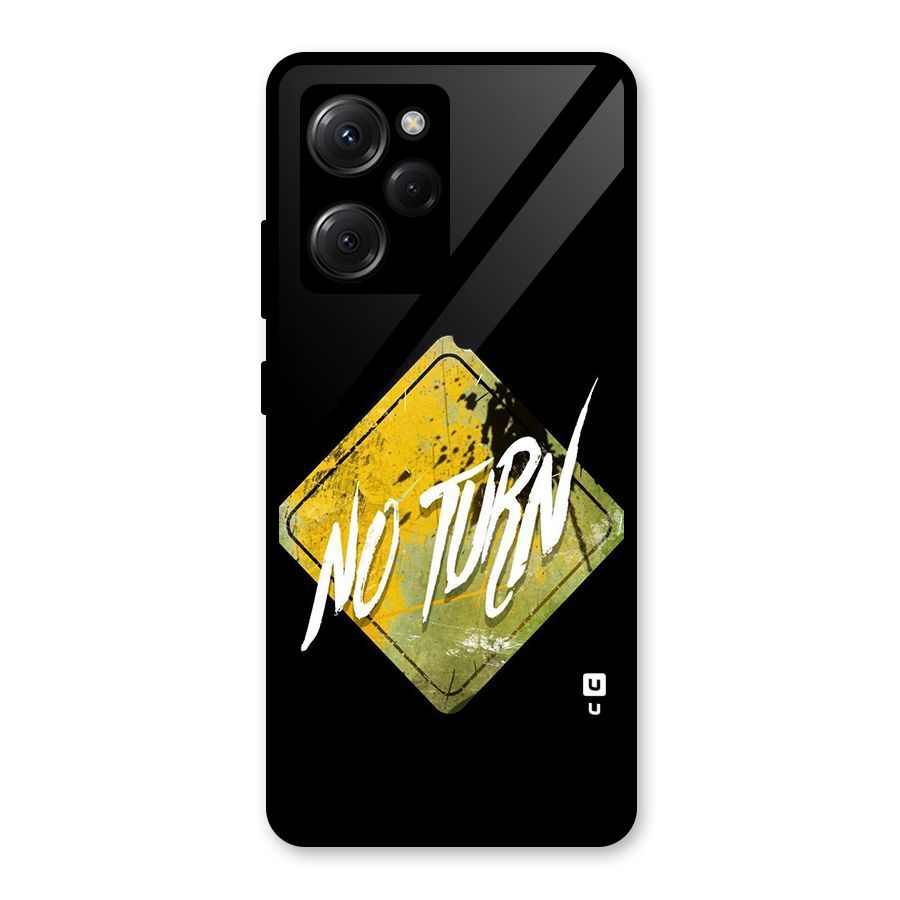 No Turn Glass Back Case for Poco X5 Pro