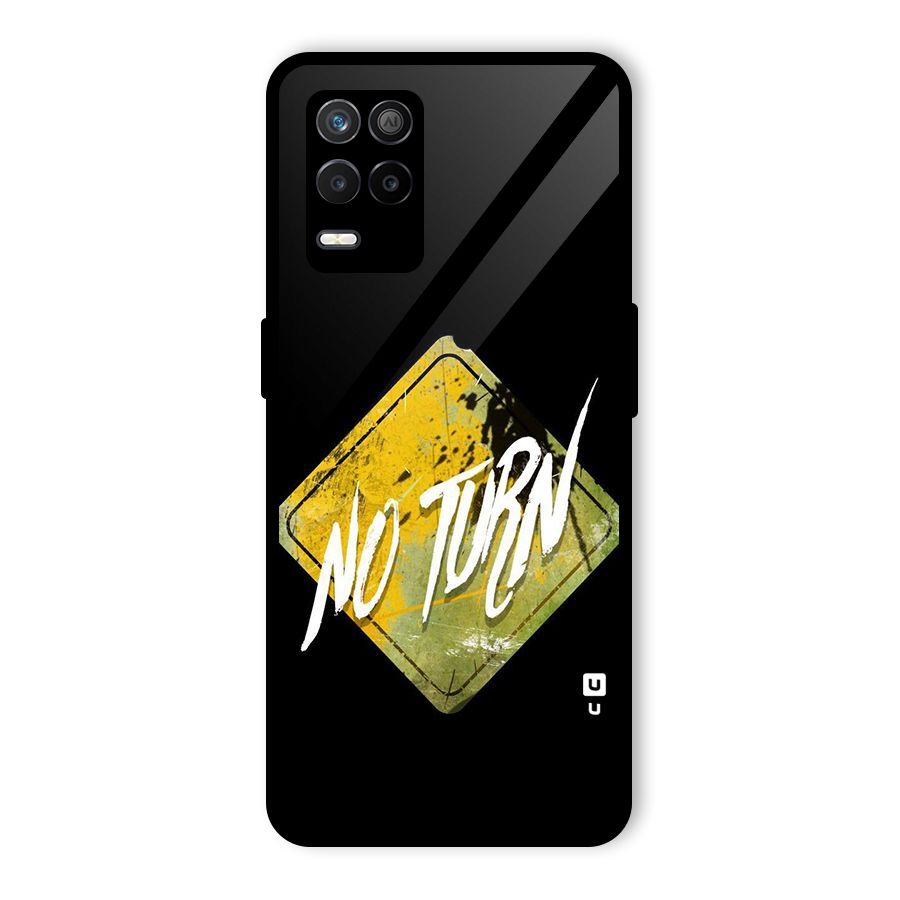 No Turn Glass Back Case for Realme 8s 5G