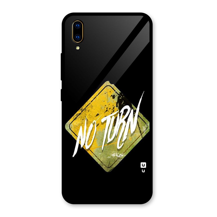 No Turn Glass Back Case for Vivo V11 Pro