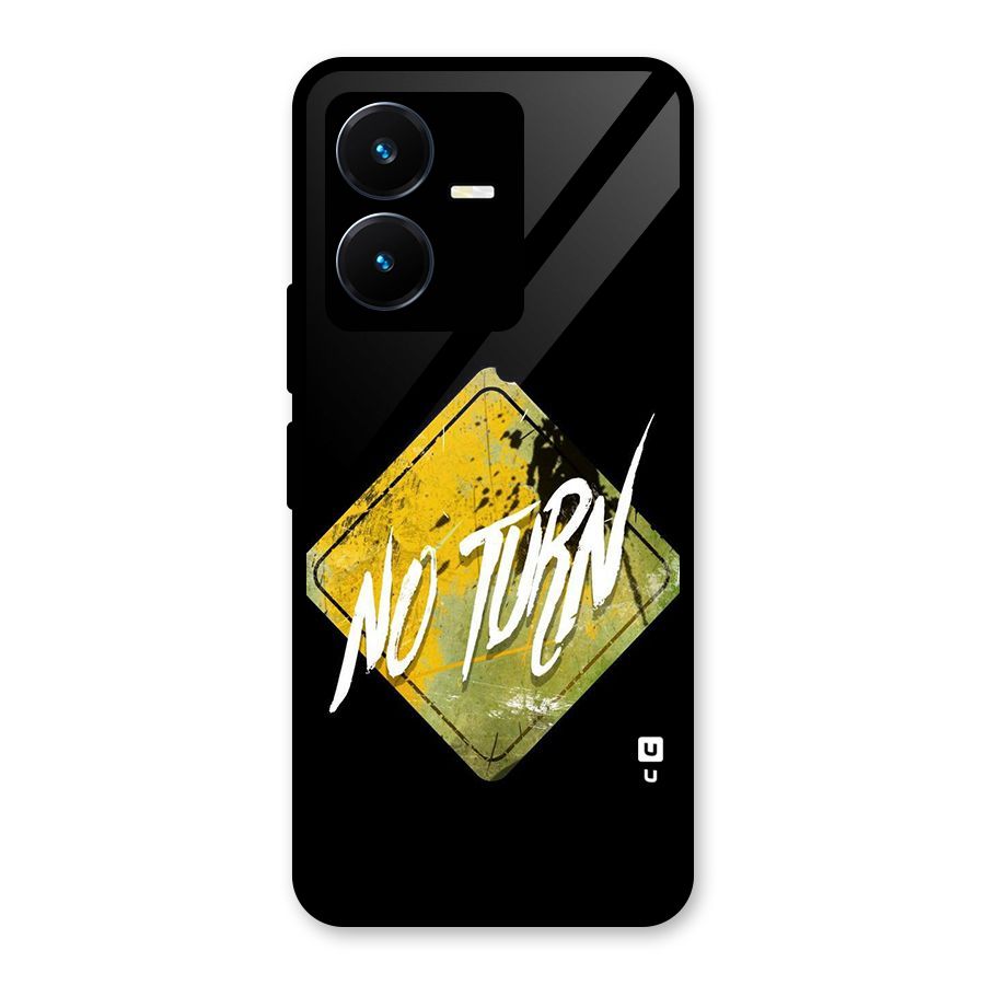 No Turn Glass Back Case for Vivo Y22s