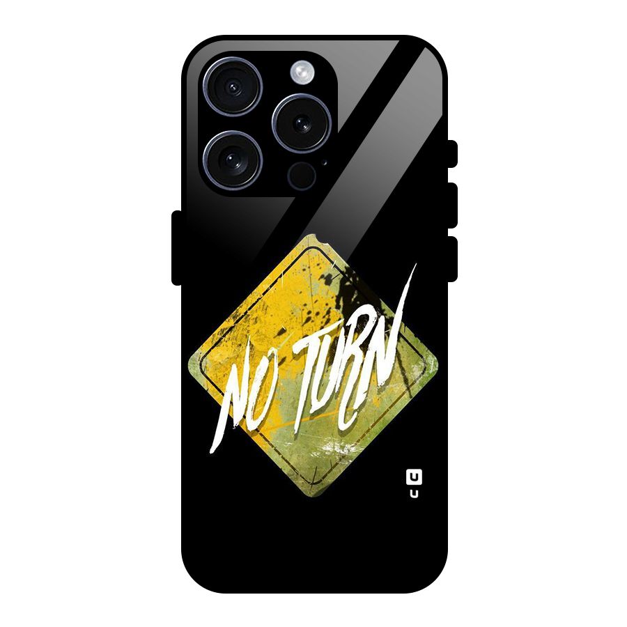 No Turn Glass Back Case for iPhone 15 Pro