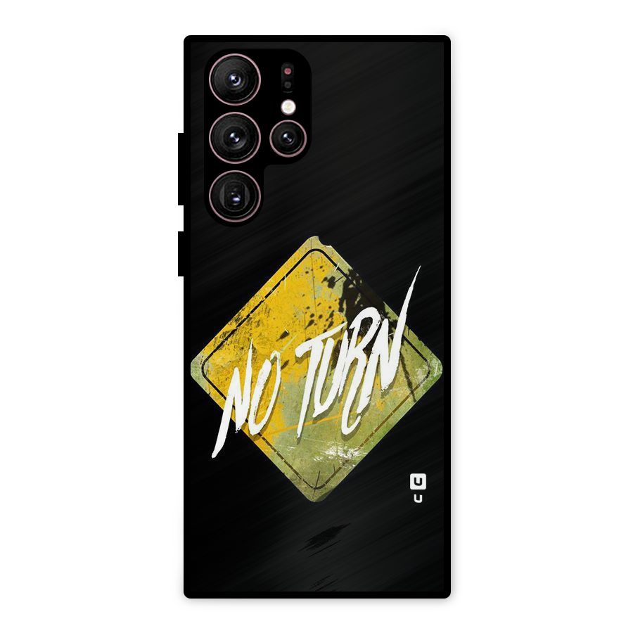No Turn Metal Back Case for Galaxy S22 Ultra 5G