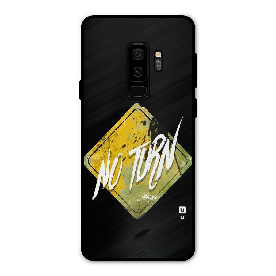 No Turn Metal Back Case for Galaxy S9 Plus