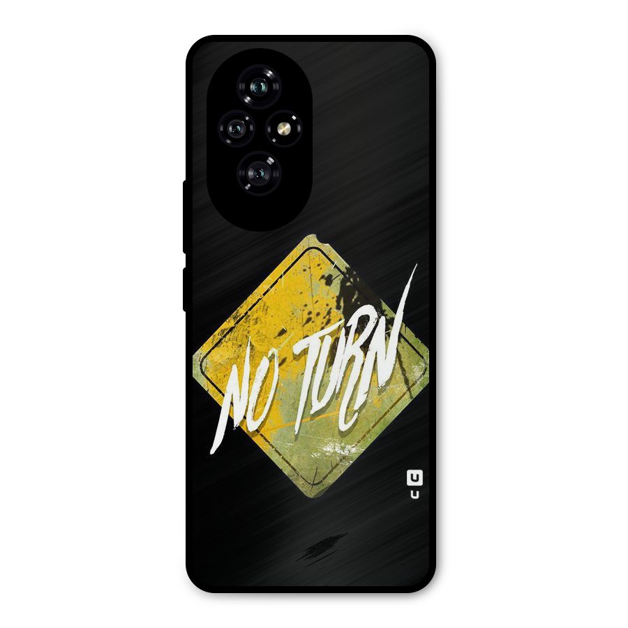 No Turn Metal Back Case for Honor 200