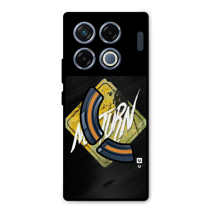 No Turn Metal Back Case for Infinix GT 20 Pro