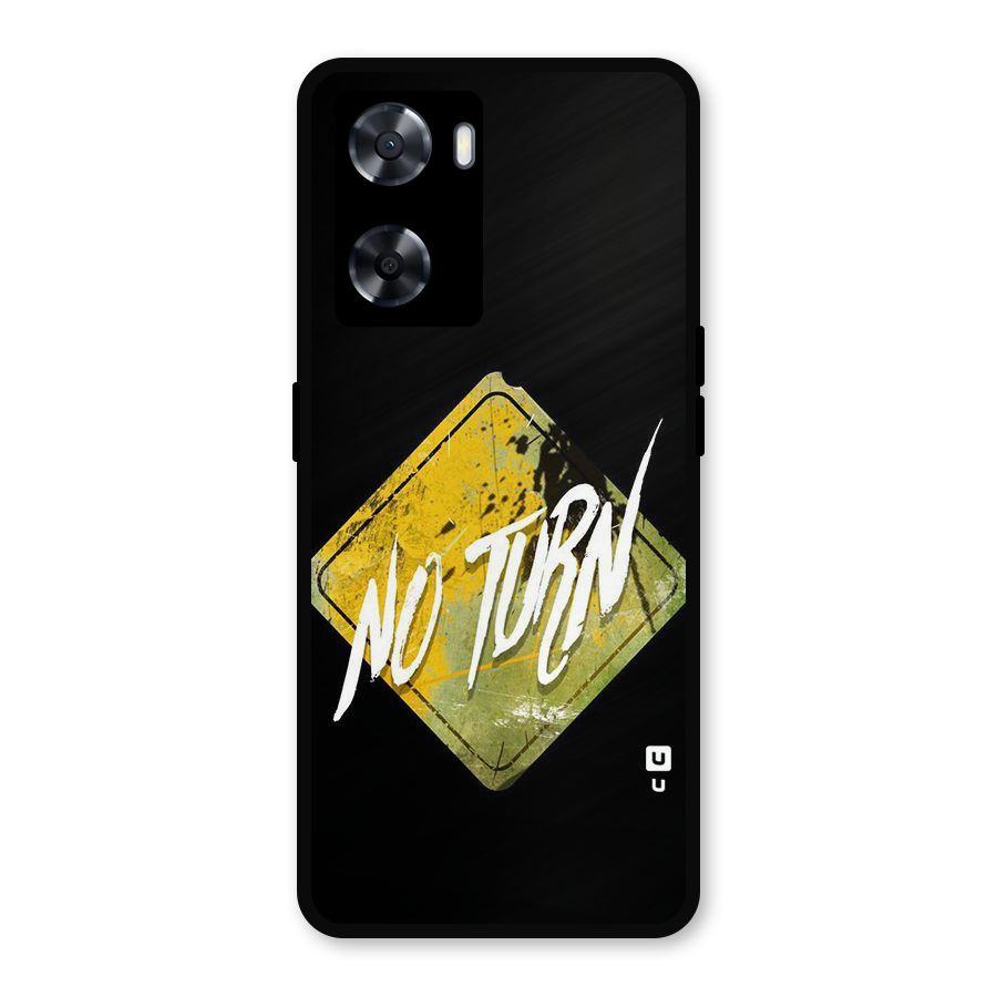 No Turn Metal Back Case for Oppo A57 2022