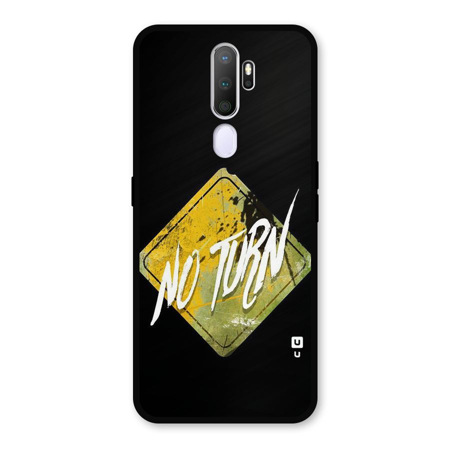 No Turn Metal Back Case for Oppo A5 (2020)