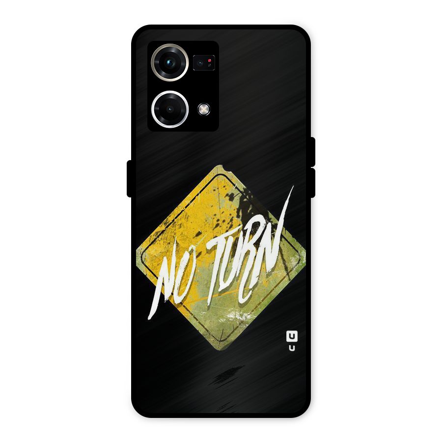 No Turn Metal Back Case for Oppo F21s Pro 4G
