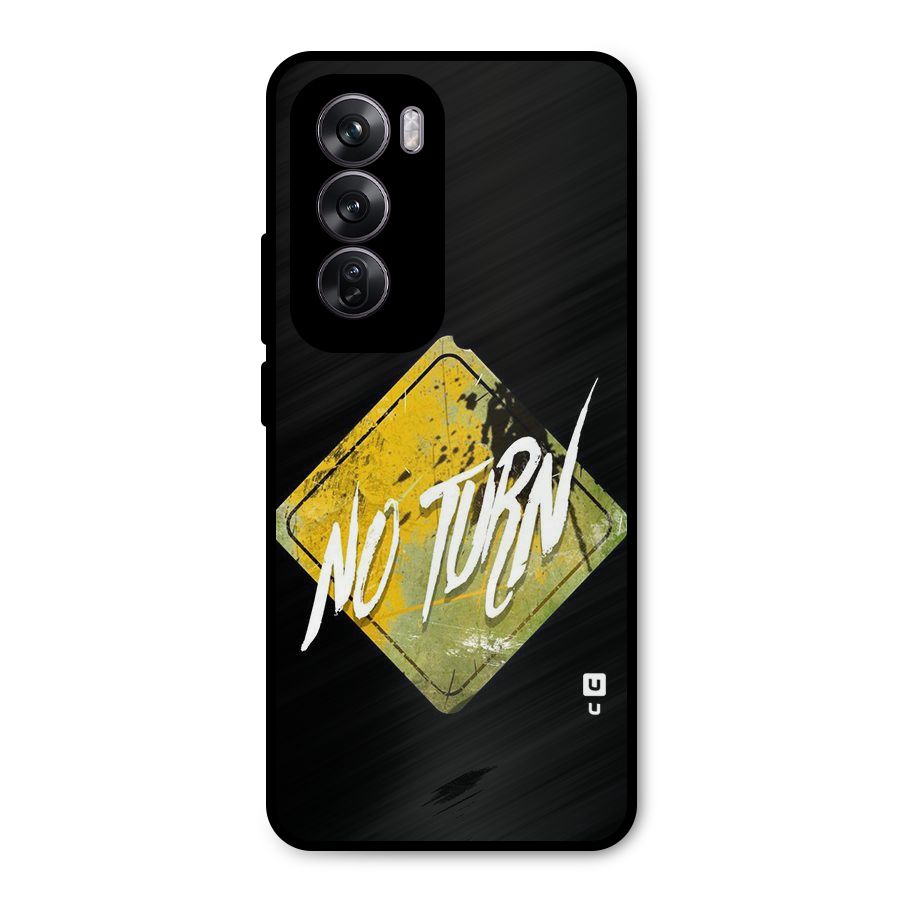 No Turn Metal Back Case for Oppo Reno12 Pro
