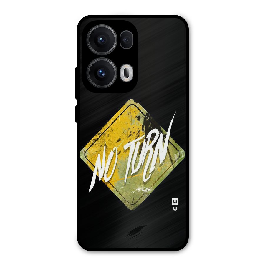 No Turn Metal Back Case for Oppo Reno13 Pro