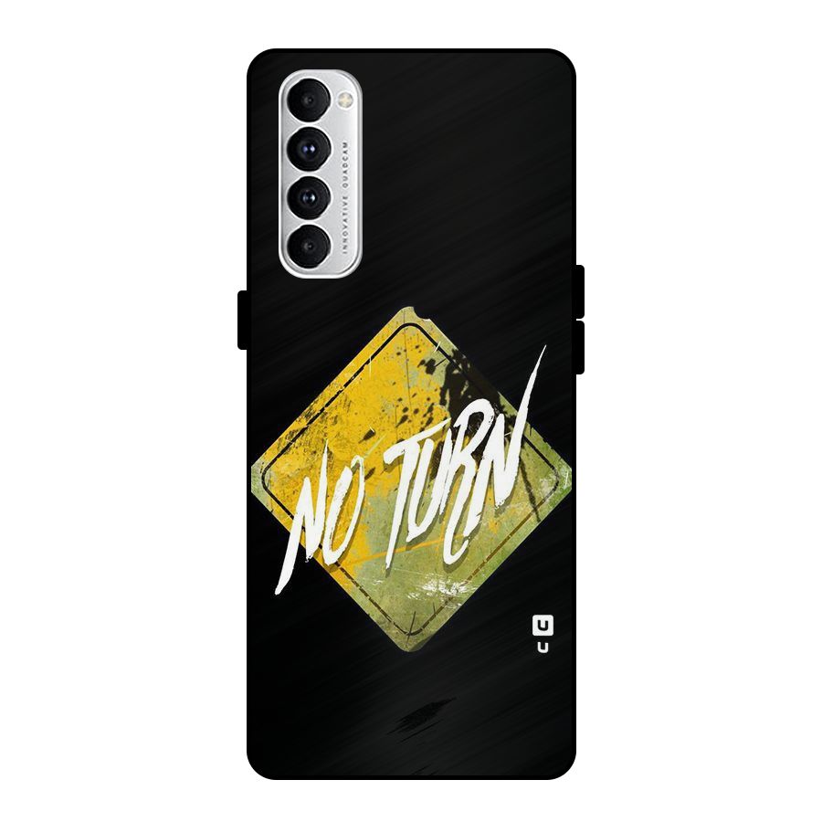 No Turn Metal Back Case for Oppo Reno4 Pro