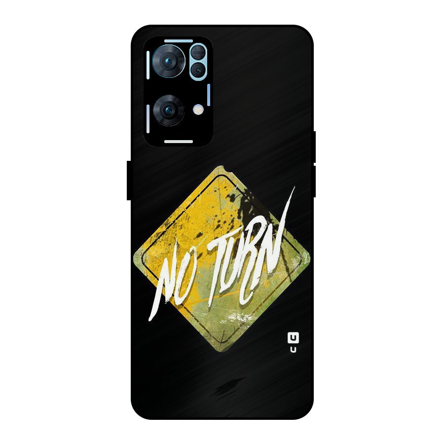 No Turn Metal Back Case for Oppo Reno7 Pro 5G