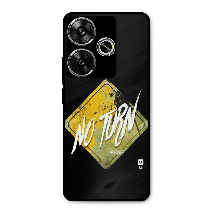 No Turn Metal Back Case for Poco F6