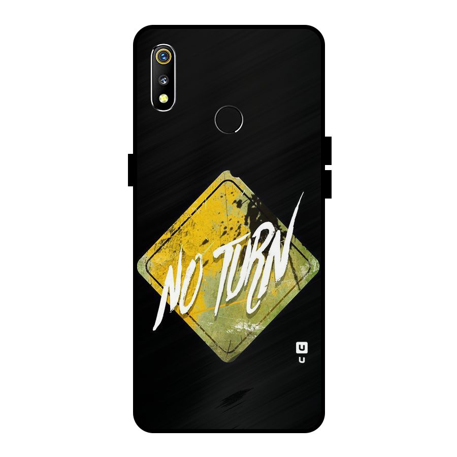 No Turn Metal Back Case for Realme 3