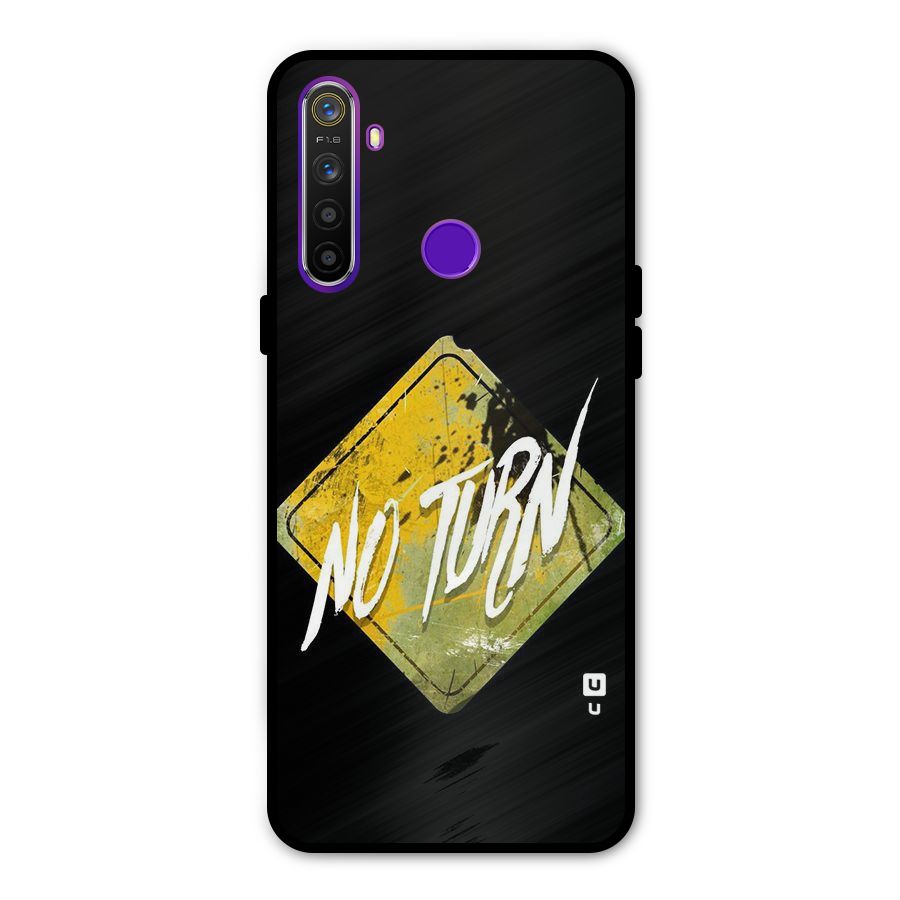 No Turn Metal Back Case for Realme Narzo 10
