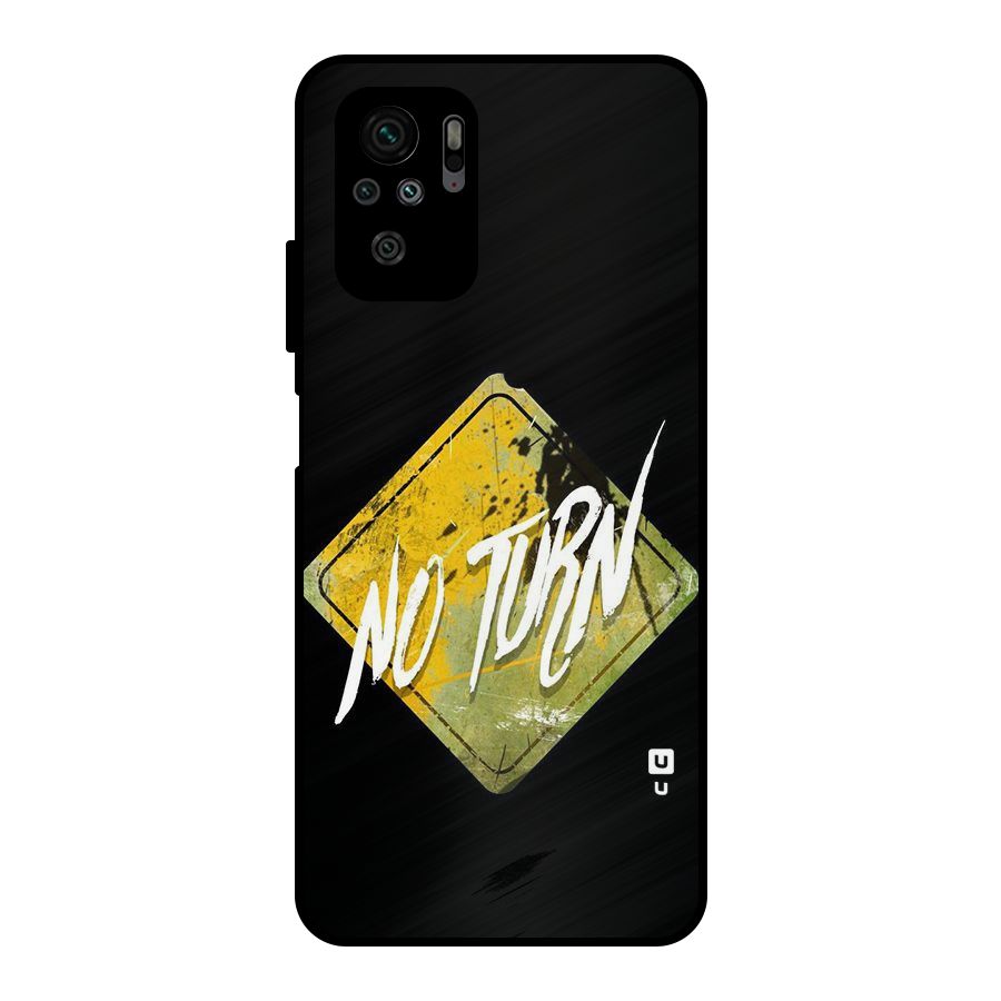 No Turn Metal Back Case for Redmi Note 10S
