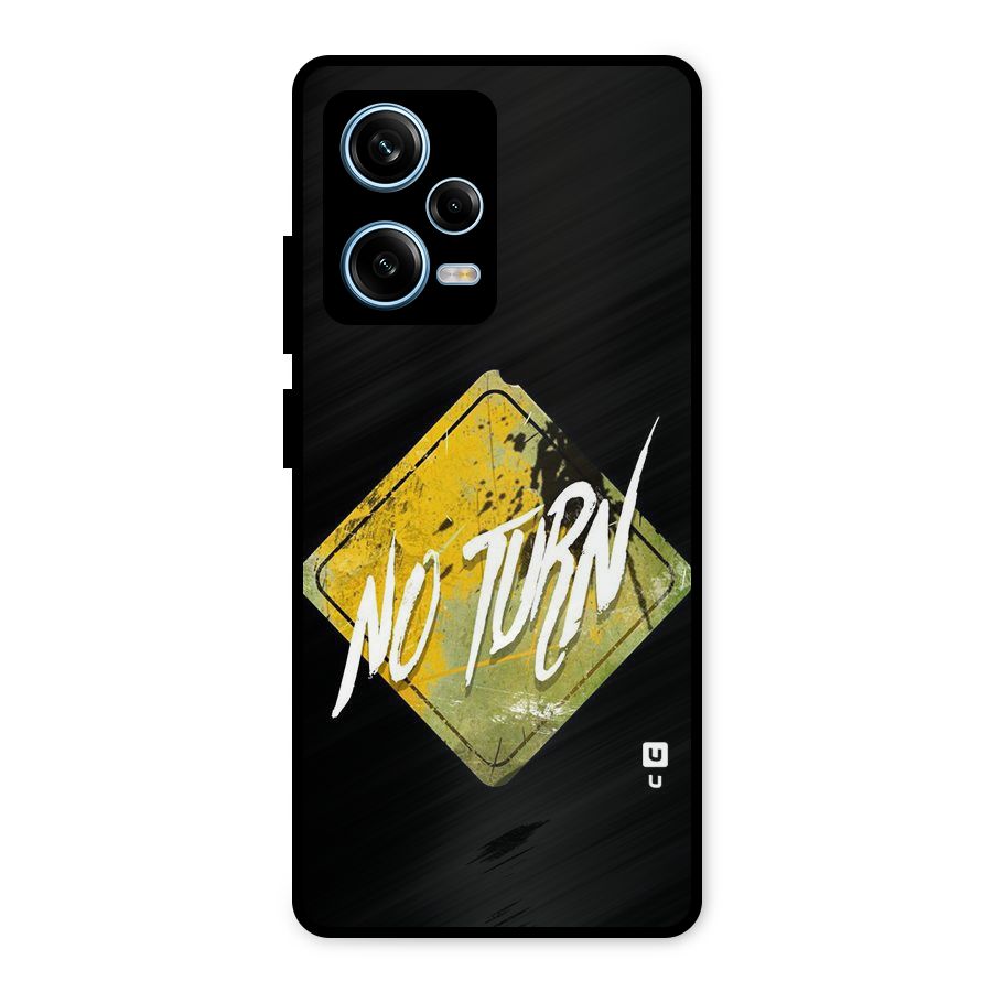 No Turn Metal Back Case for Redmi Note 12 Pro