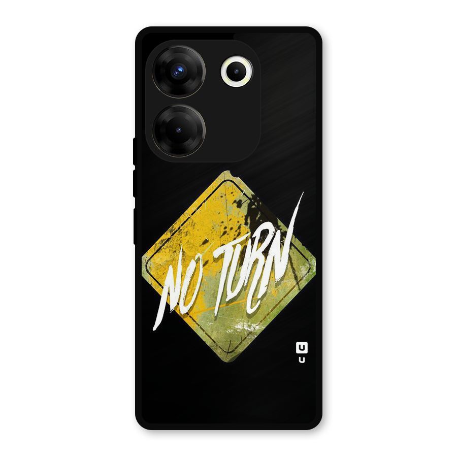 No Turn Metal Back Case for Tecno Camon 20