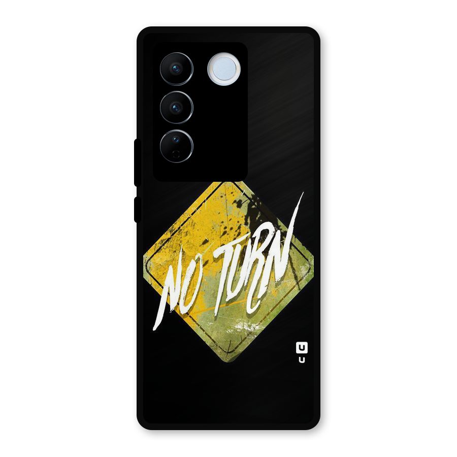 No Turn Metal Back Case for Vivo V27