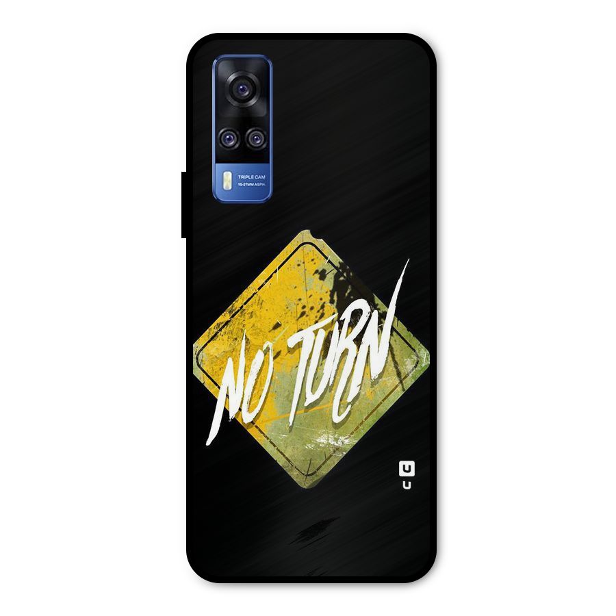 No Turn Metal Back Case for Vivo Y51A
