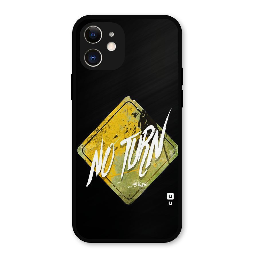 No Turn Metal Back Case for iPhone 12
