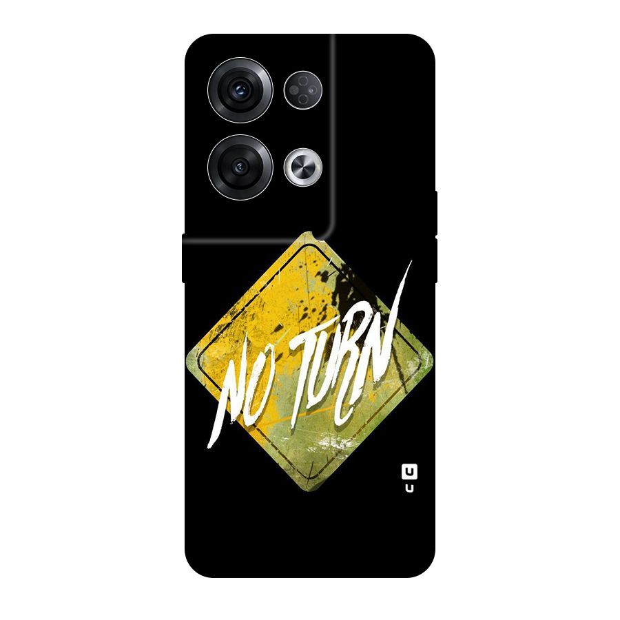 No Turn Original Polycarbonate Back Case for Oppo Reno8 Pro 5G