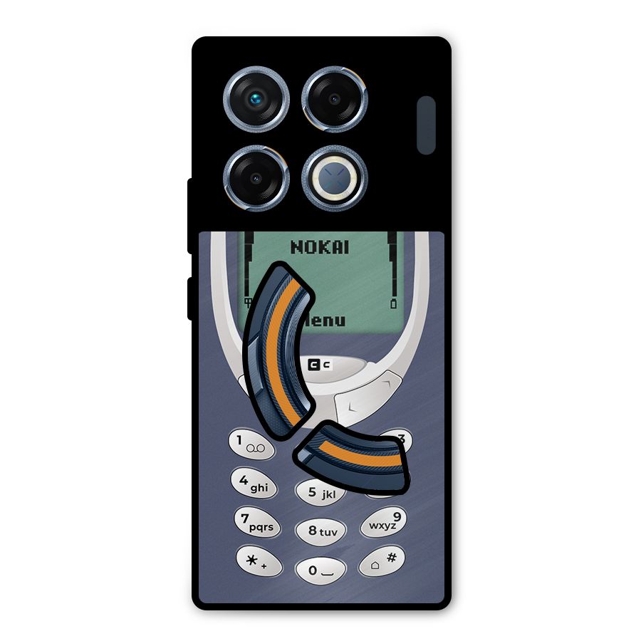 Nokai Classic Metal Back Case for Infinix GT 20 Pro