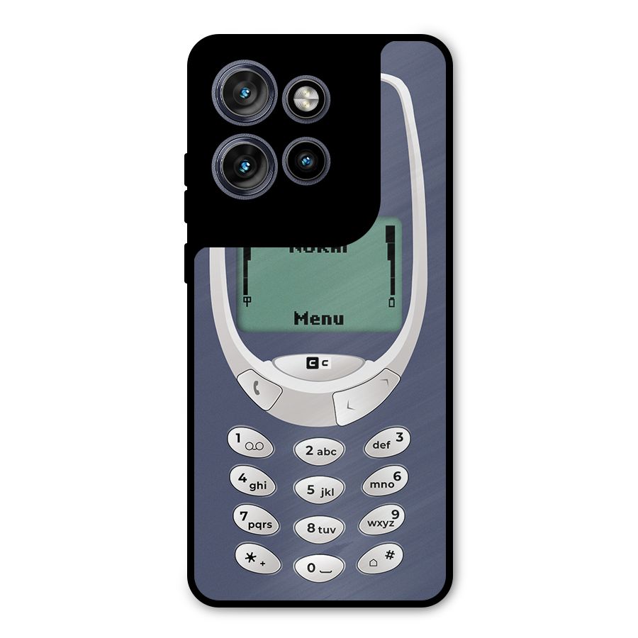 Nokai Classic Metal Back Case for Motorola Edge 50 Neo