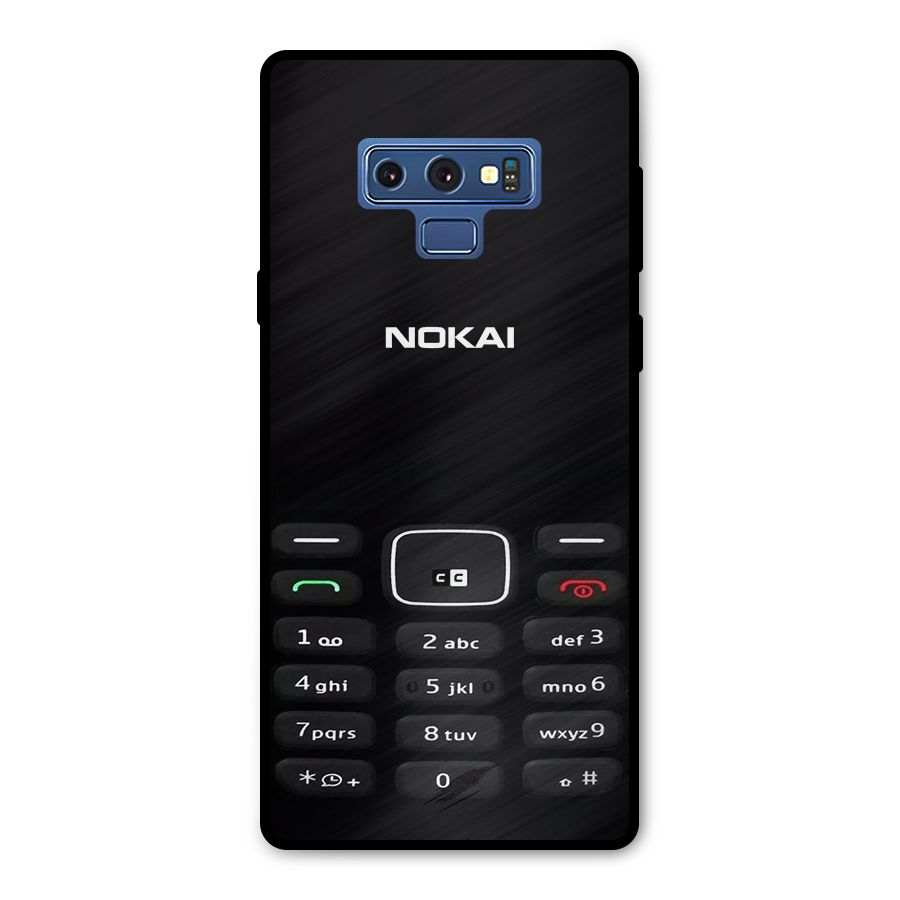 Nokia Bar Print Metal Back Case for Galaxy Note 9
