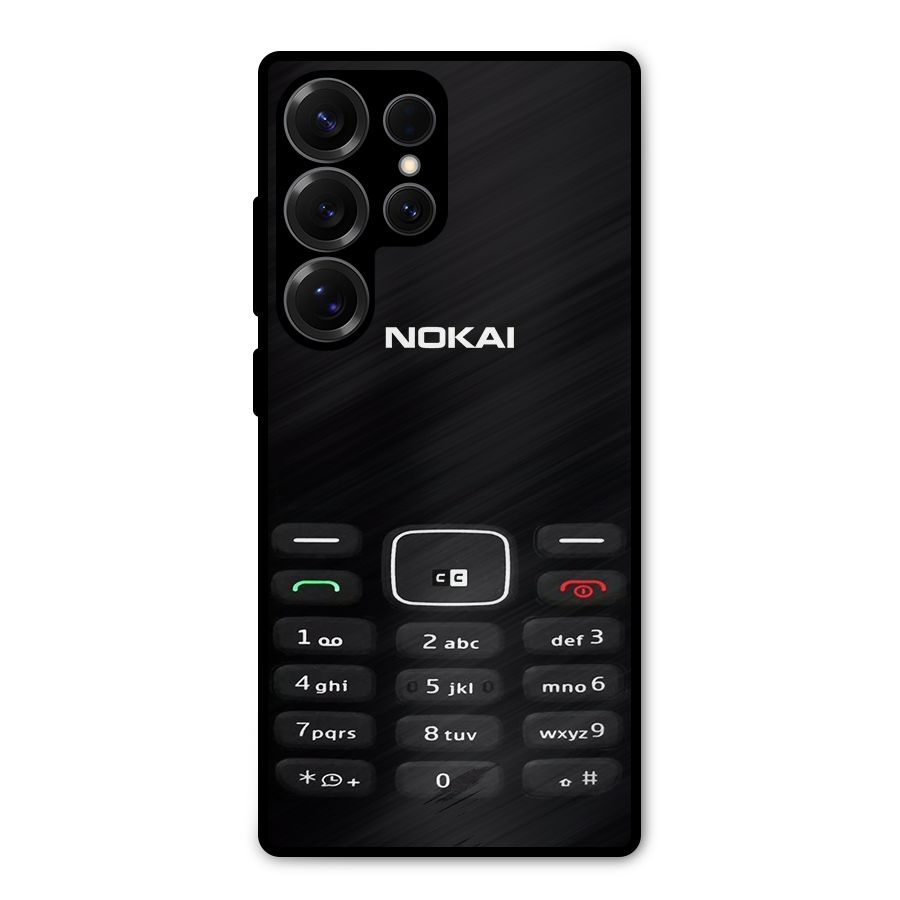Nokia Bar Print Metal Back Case for Galaxy S25 Ultra