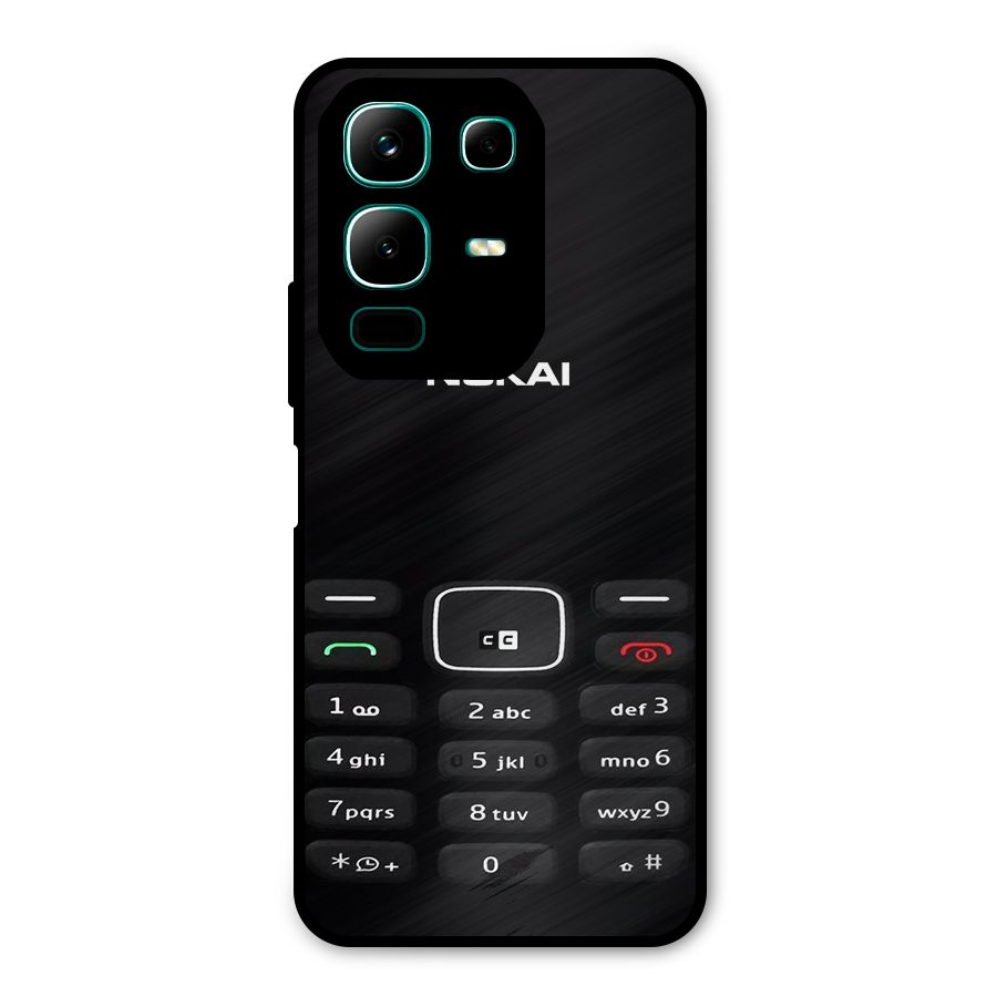Nokia Bar Print Metal Back Case for Infinix Note 50x