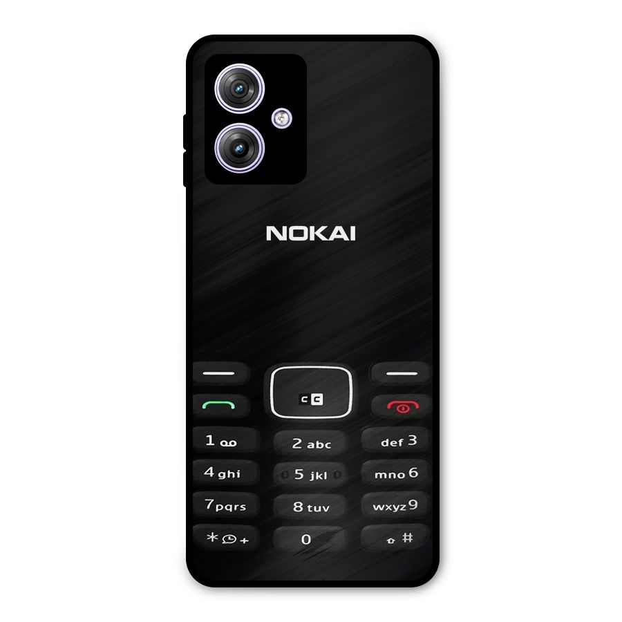 Nokia Bar Print Metal Back Case for Moto G64