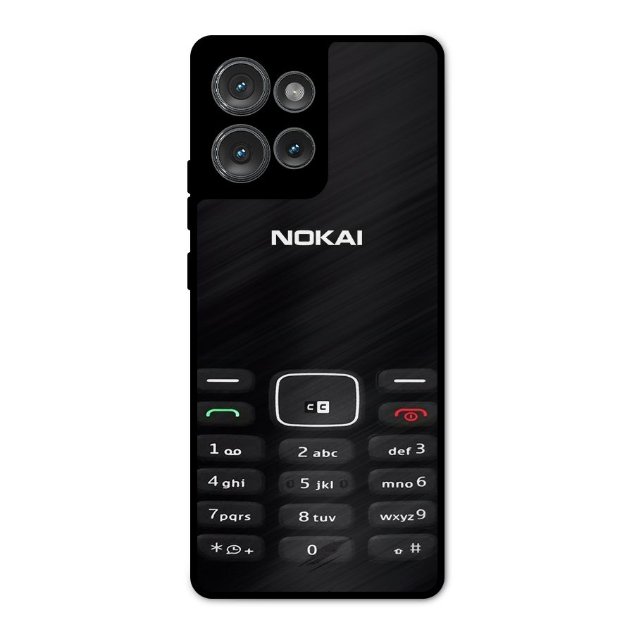 Nokia Bar Print Metal Back Case for Motorola Edge 50