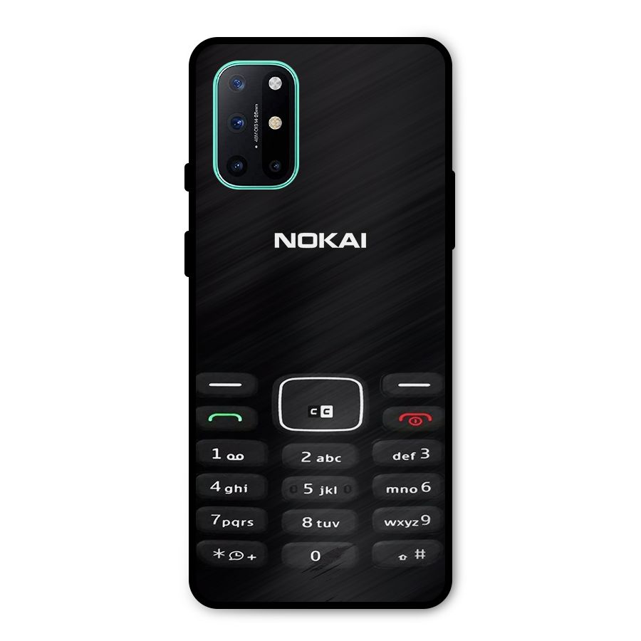 Nokia Bar Print Metal Back Case for OnePlus 8T
