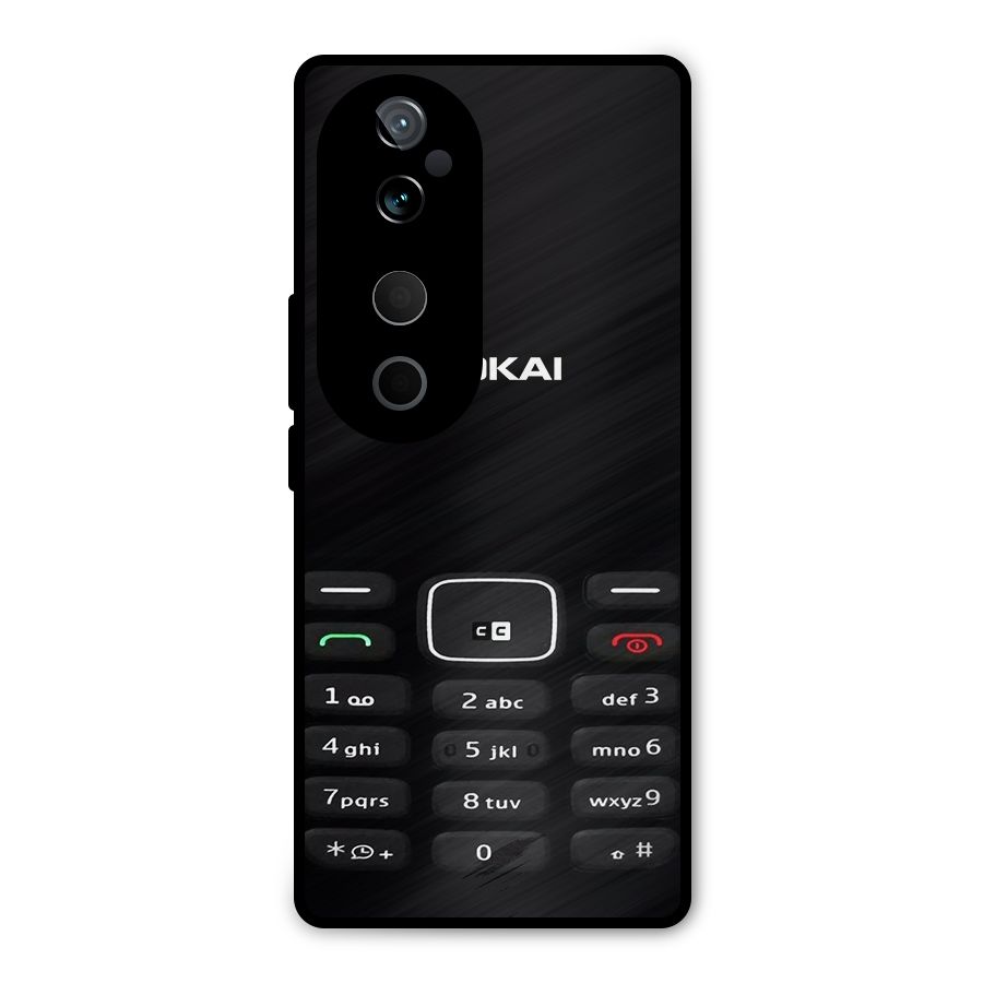 Nokia Bar Print Metal Back Case for Vivo T3 Ultra